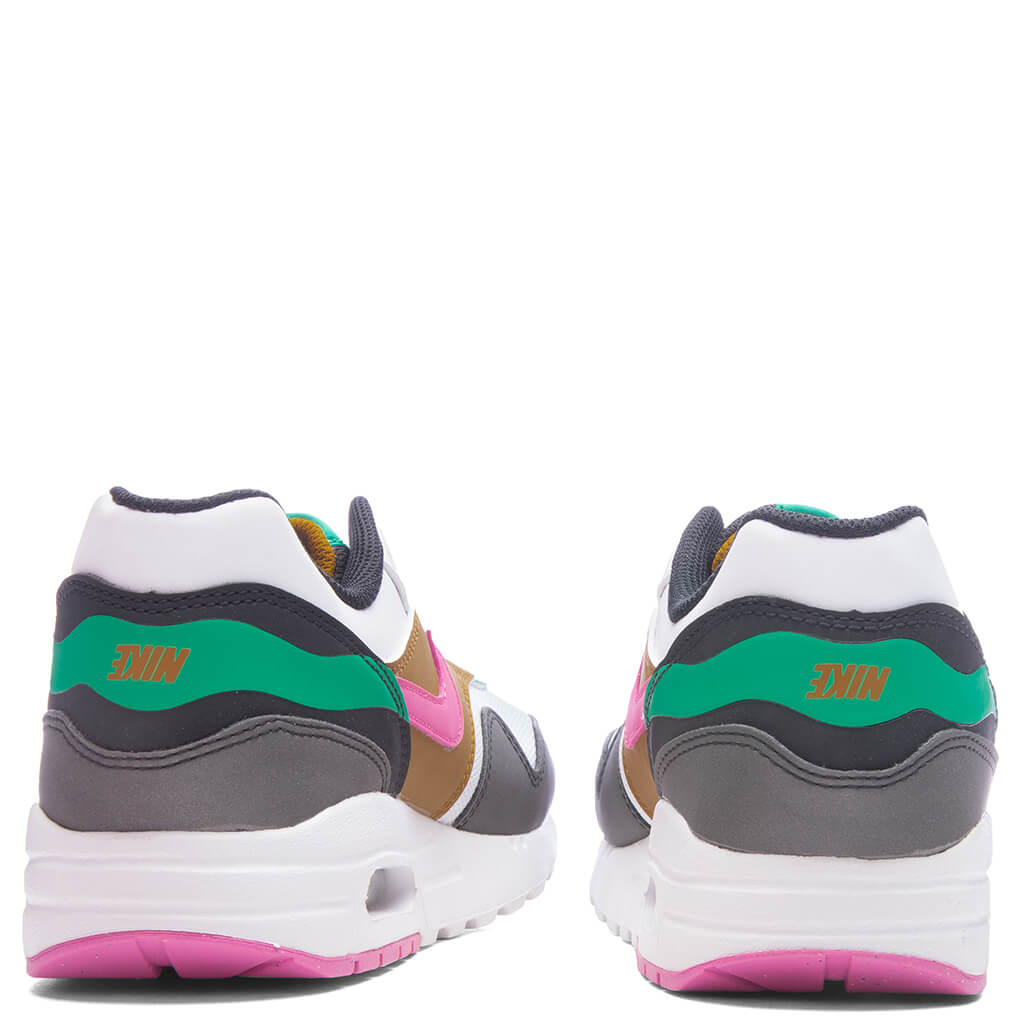 Nike Air Max 1 SE (GS) - Black/White/Playful Pink/Stadium Green