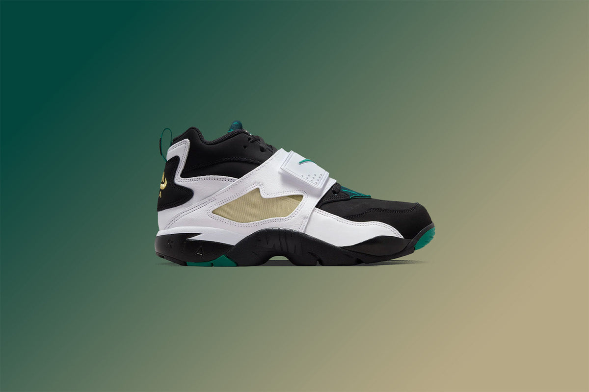 Nike Air Diamond Turf 93 'Emerald' - Black/Mystic Green/White/Golden Tussah