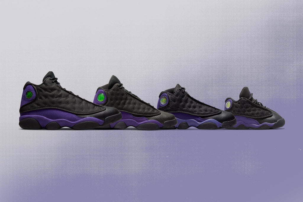 Air Jordan 13 Retro (GS) 'Court Purple' - Black/Court Purple/White