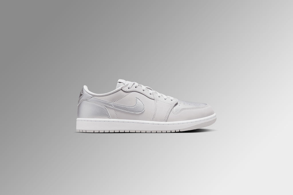 Air Jordan 1 Low OG 'Metallic Silver' (GS) - Neutral Grey/Metallic Silver/White