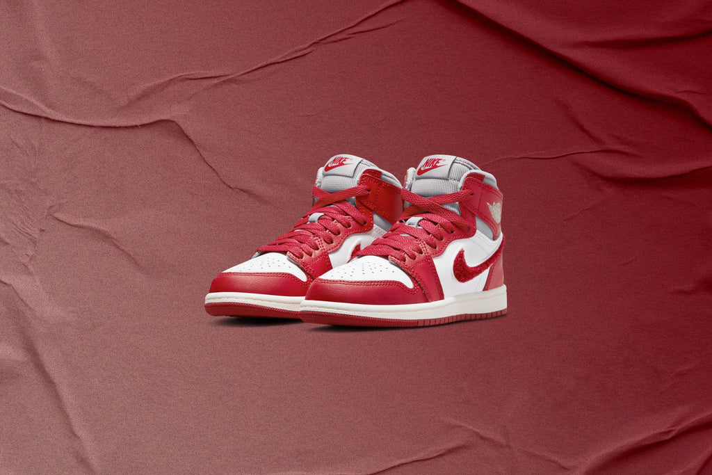 Air Jordan 1 Retro High OG (PS) - Light Iron Ore/Varsity Red/Sail