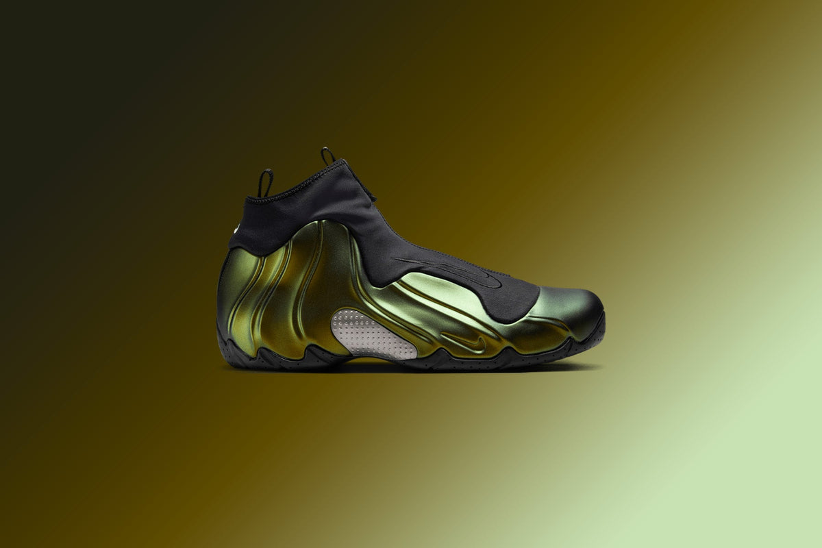 Nike Air Flightposite QS - Metallic Gold/Black/Metallic Silver