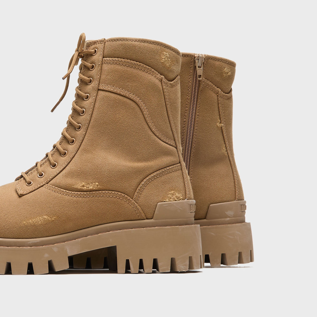 Balenciaga Combat Strike Boot - Brown