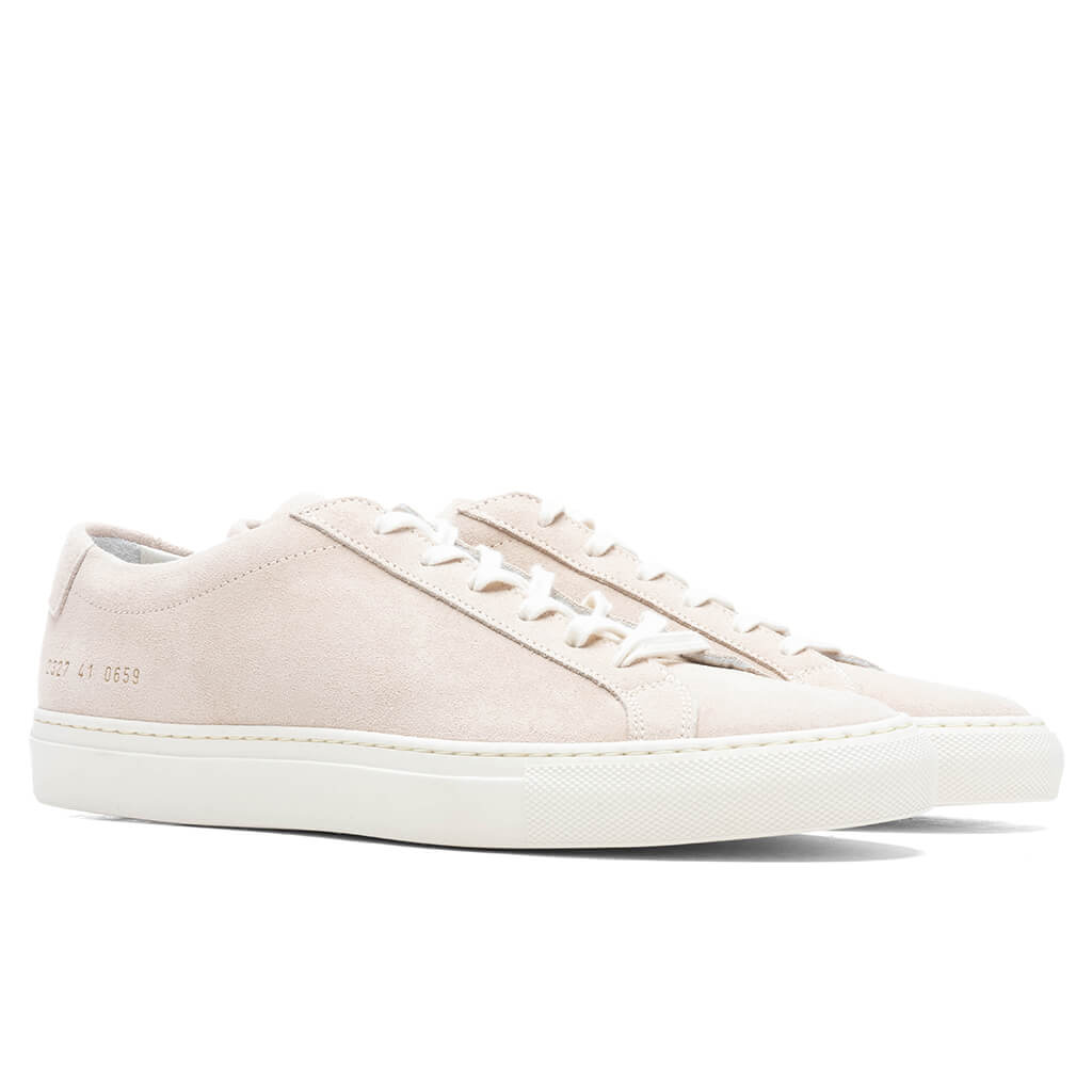 Common Projects Achilles Low in Suede - Nude