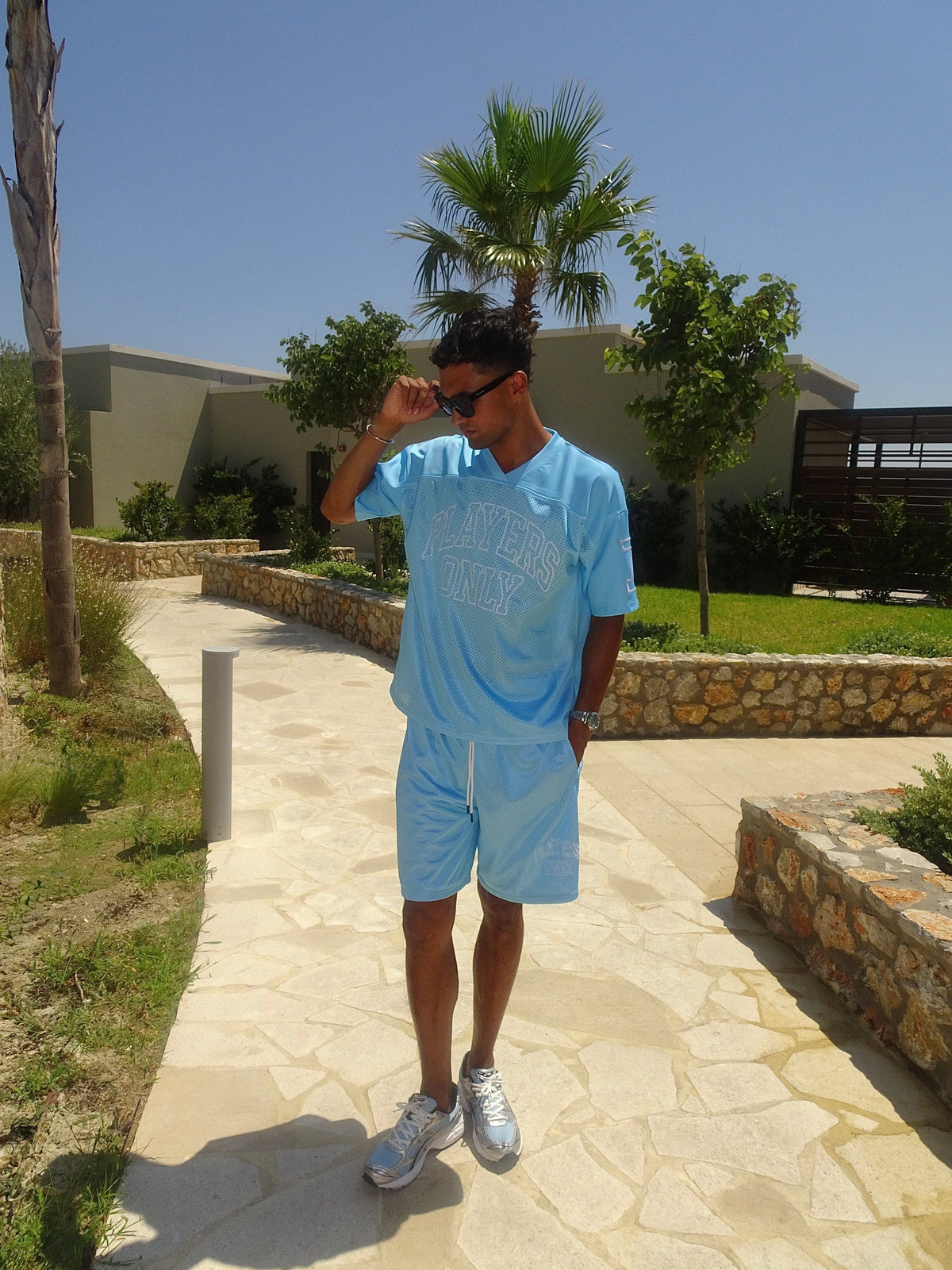 PLAYERS ONLY BLUE MESH JERSEY