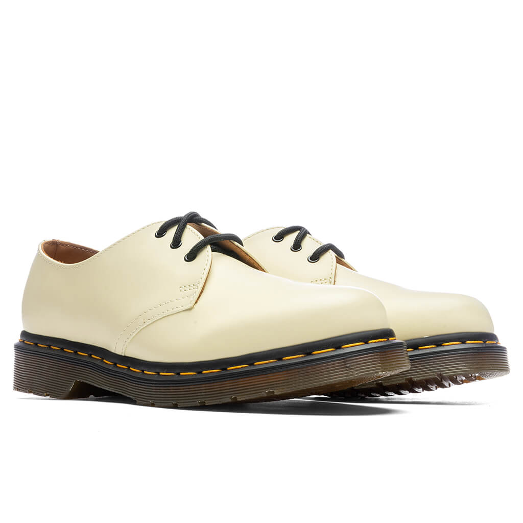 Dr. Martens 1461 Toile Smooth Leather Oxford Shoes - Cream