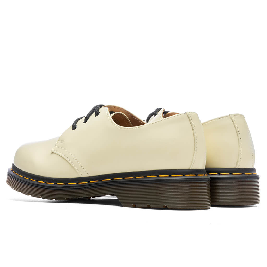 Dr. Martens 1461 Toile Smooth Leather Oxford Shoes - Cream