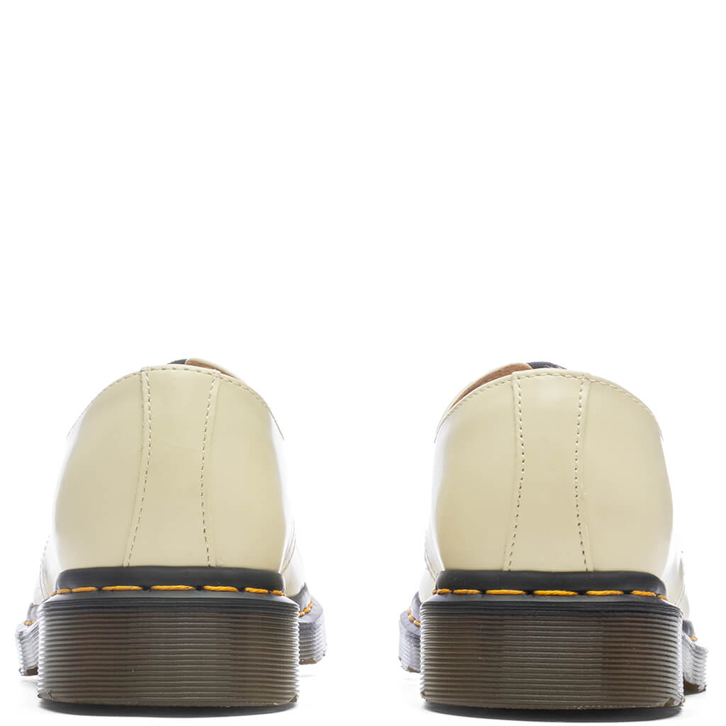 Dr. Martens 1461 Toile Smooth Leather Oxford Shoes - Cream