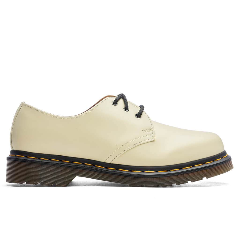 Dr. Martens 1461 Toile Smooth Leather Oxford Shoes - Cream