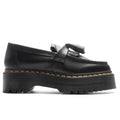 Dr. Martens Adrian Leather Platform Tassel Loafers - Black Smooth
