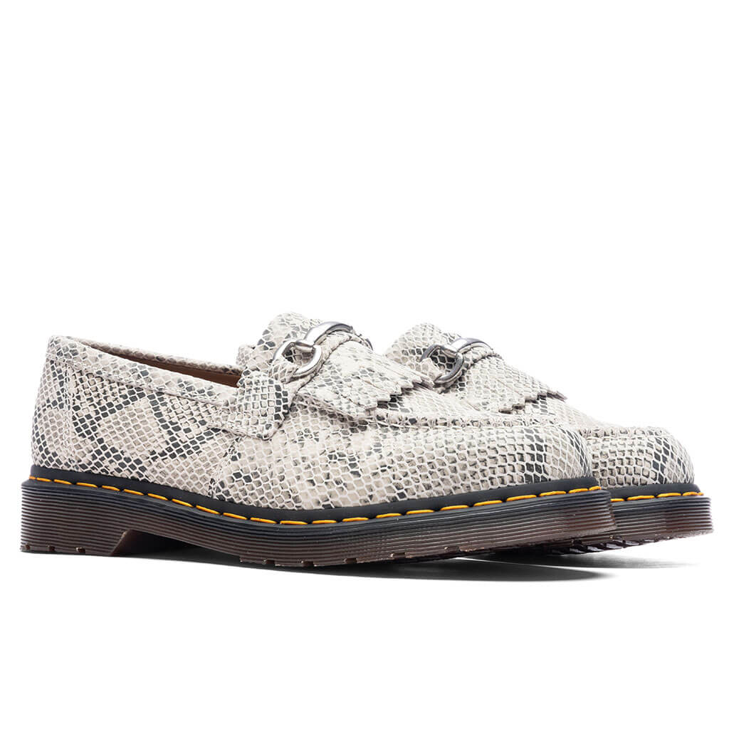 Dr. Martens Adrian Print Suede - Snaffle Sand/Black Python