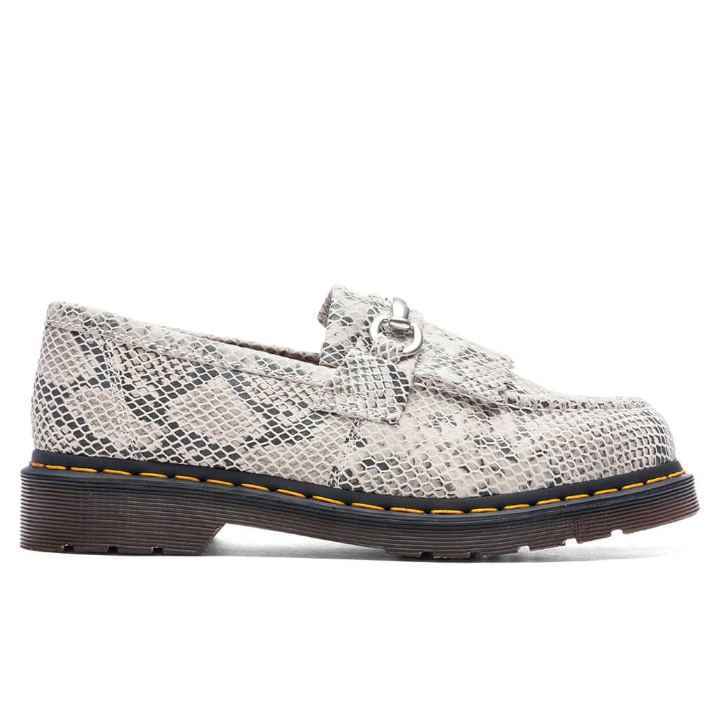 Dr. Martens Adrian Print Suede - Snaffle Sand/Black Python