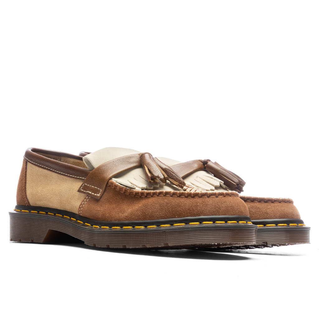 Dr. Martens Adrian Repello Calf Suede - Dark Tan/Sand