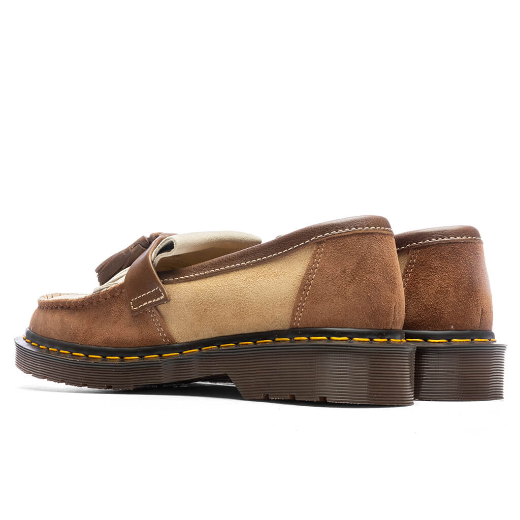 Dr. Martens Adrian Repello Calf Suede - Dark Tan/Sand