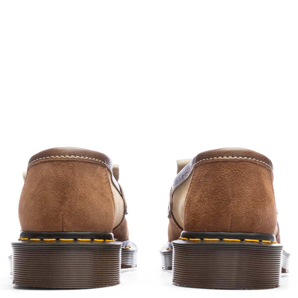 Dr. Martens Adrian Repello Calf Suede - Dark Tan/Sand