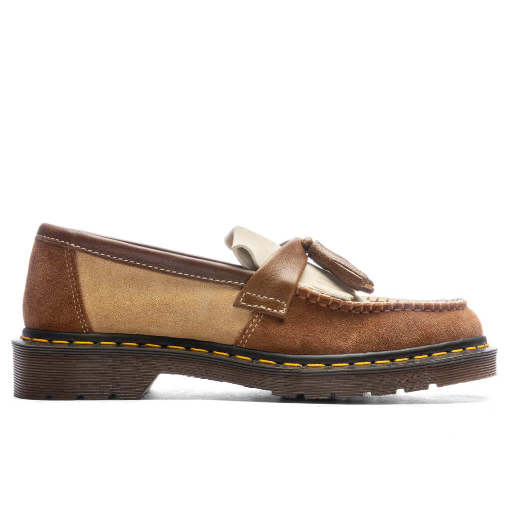 Dr. Martens Adrian Repello Calf Suede - Dark Tan/Sand