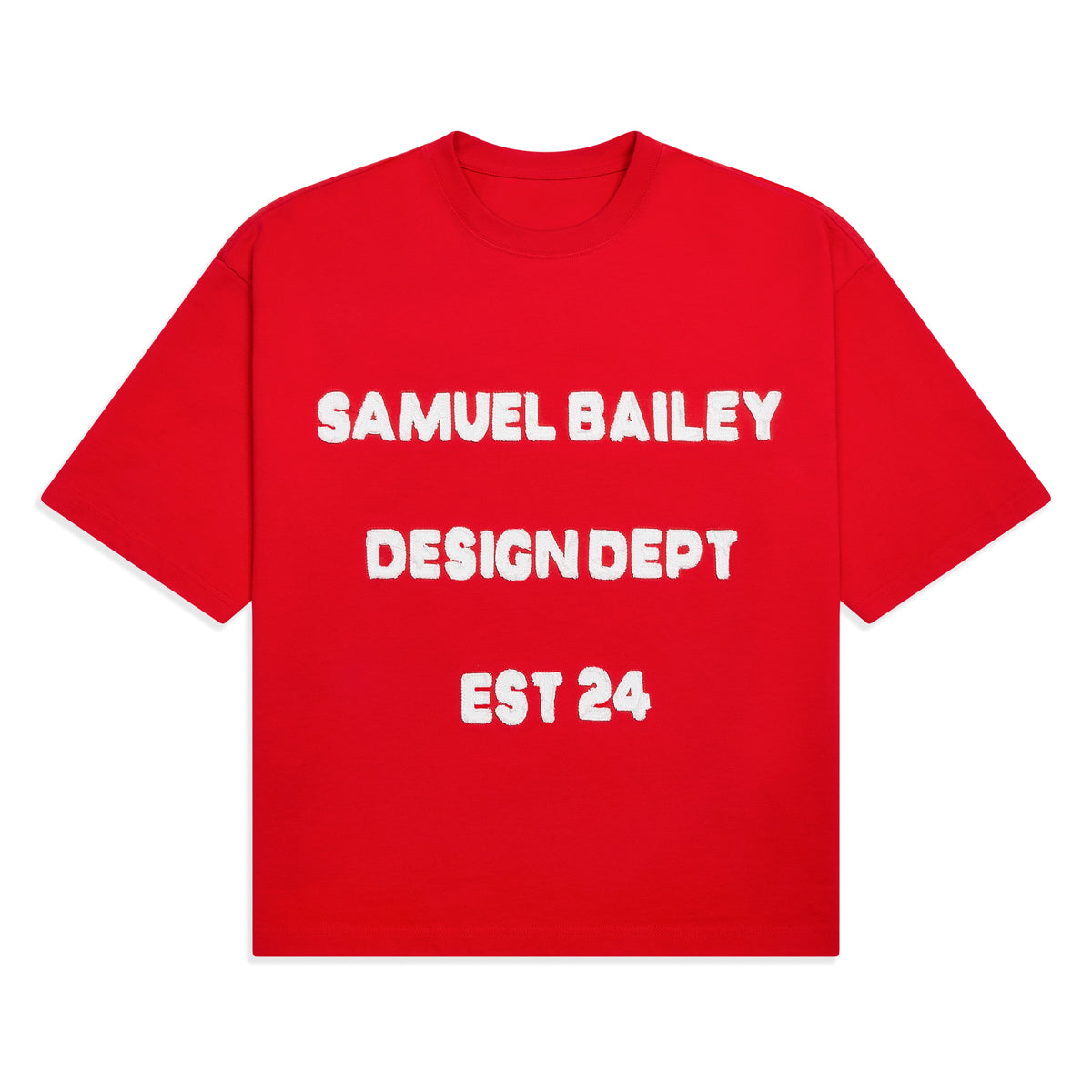 Samuel Bailey Red Design Dept Tee
