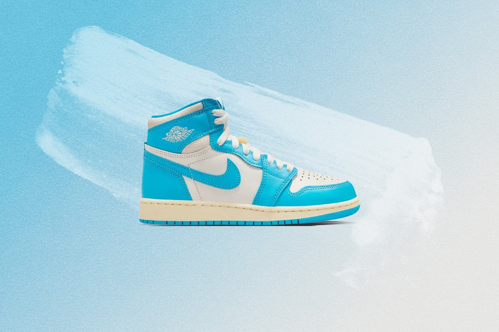 Air Jordan 1 Retro High OG 'UNC Reimagined' (GS) - Dark Powder Blue/Sail