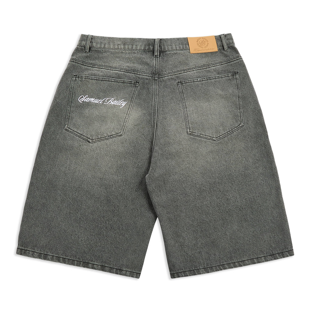 Samuel Bailey Graphite Washed Denim Jorts