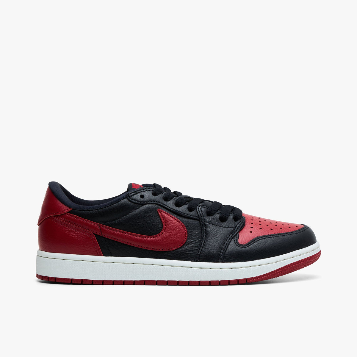 Jordan 1 Retro Low OG Black / Black - Varsity Red