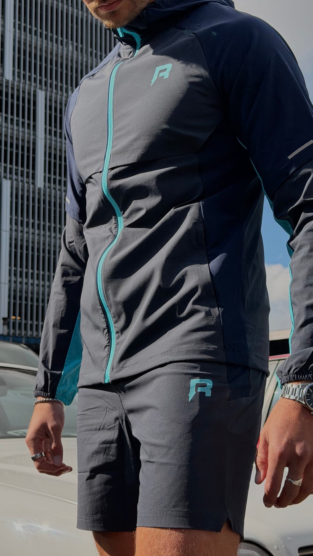 Reprimo Vortex Shorts 'Blue Steel Cyan'