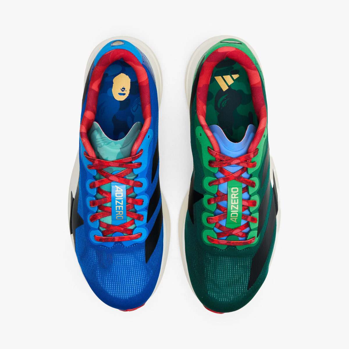 adidas Bape Adizero EVO SL Blue / Red - Green