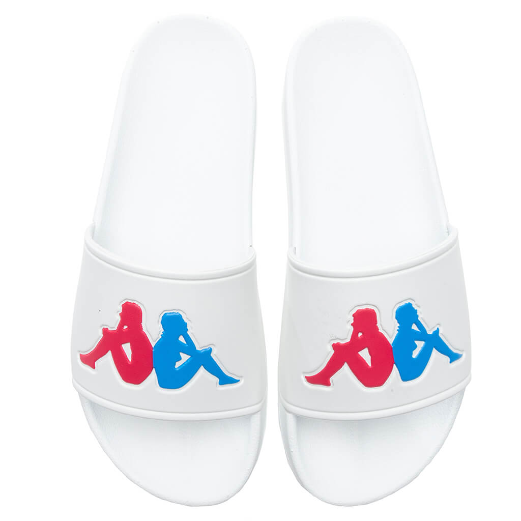 Kappa 222 Banda Adam 4 Slides - White