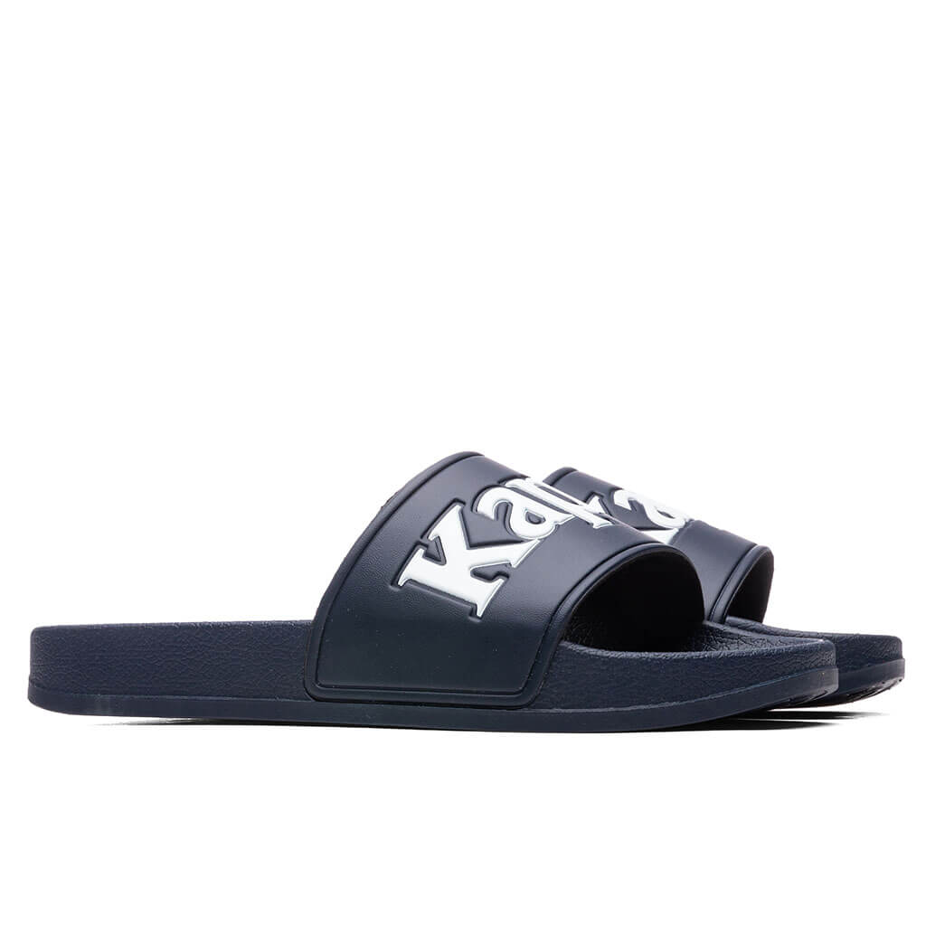 Kappa 222 Banda Adam 9 Slides - Marine Blue/White