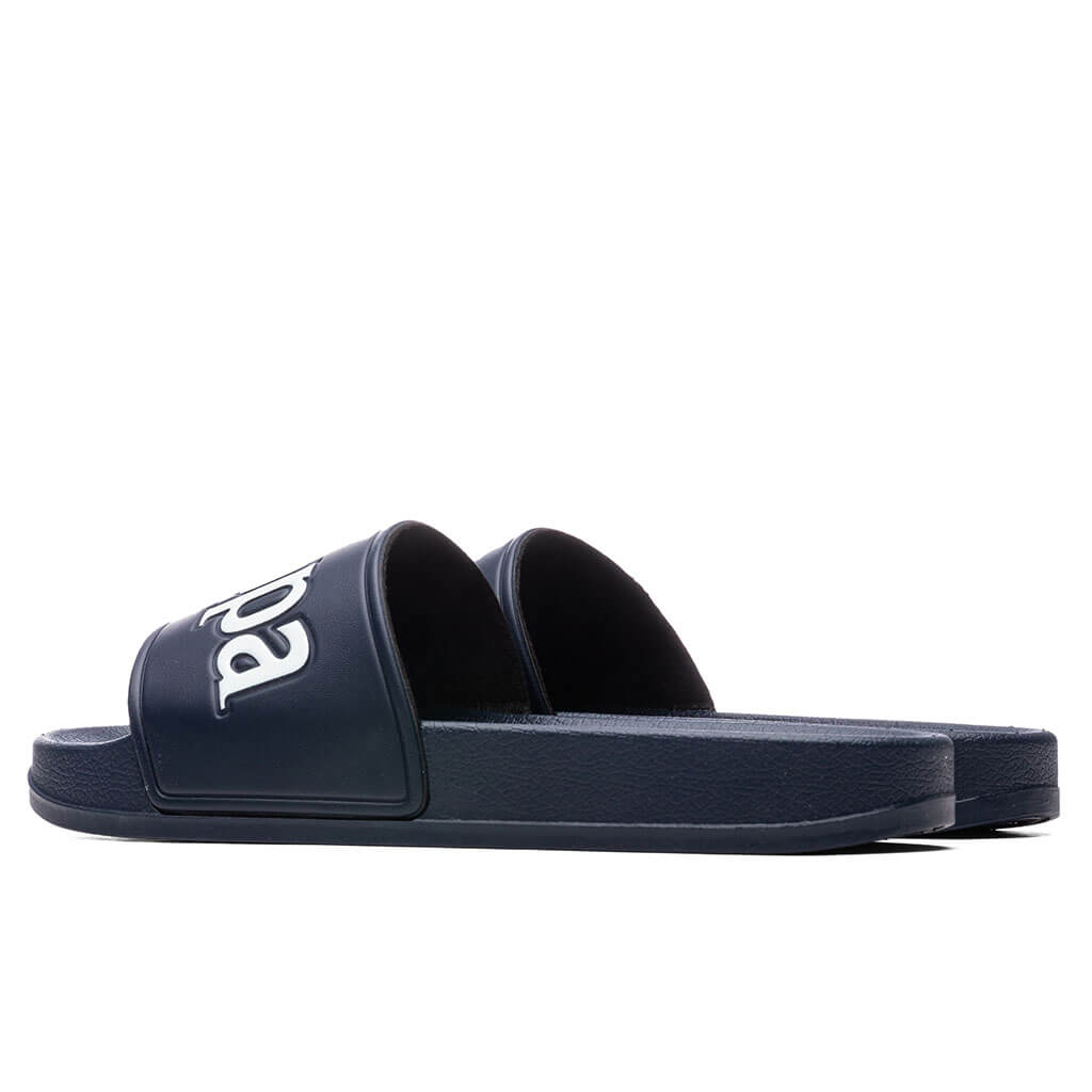 Kappa 222 Banda Adam 9 Slides - Marine Blue/White