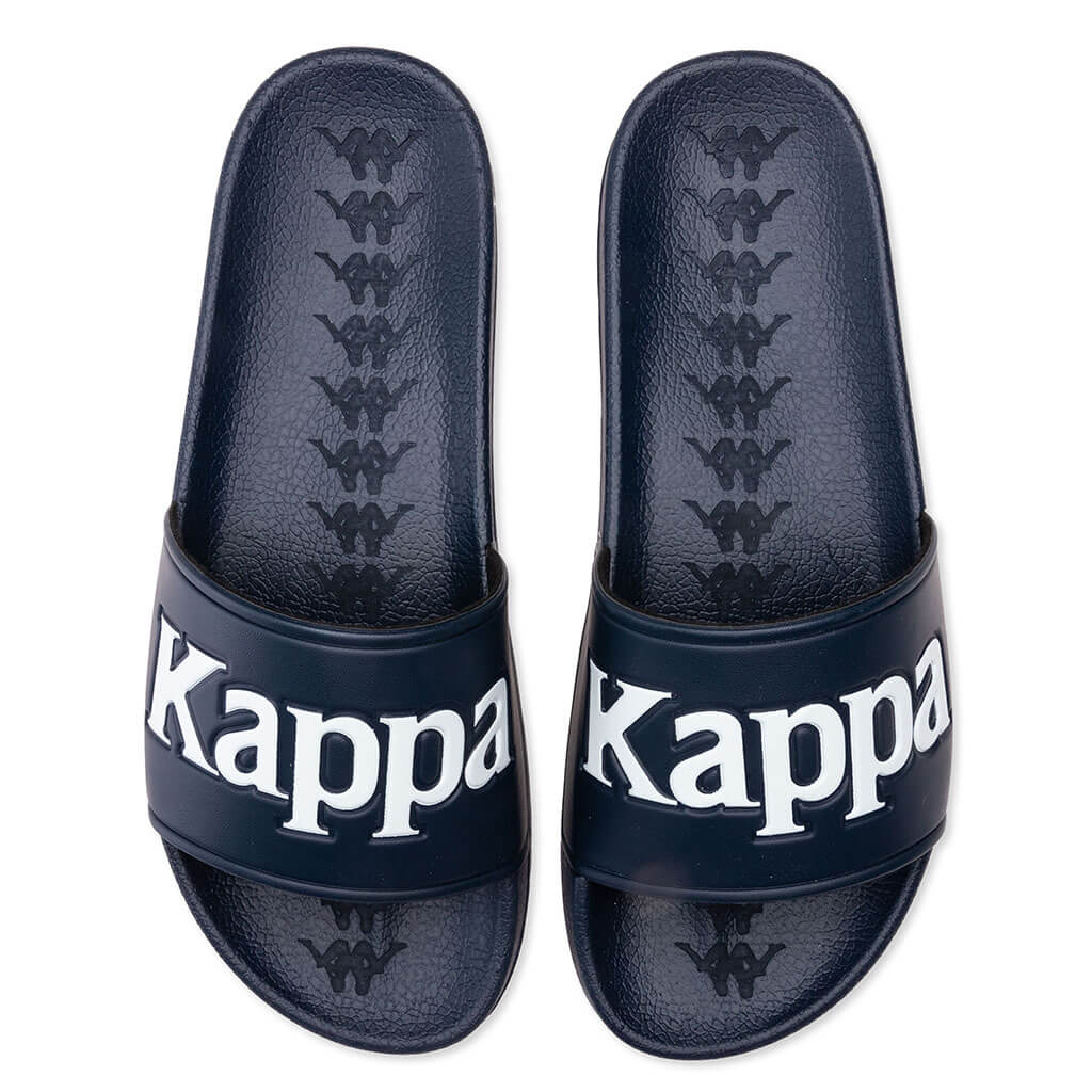 Kappa 222 Banda Adam 9 Slides - Marine Blue/White