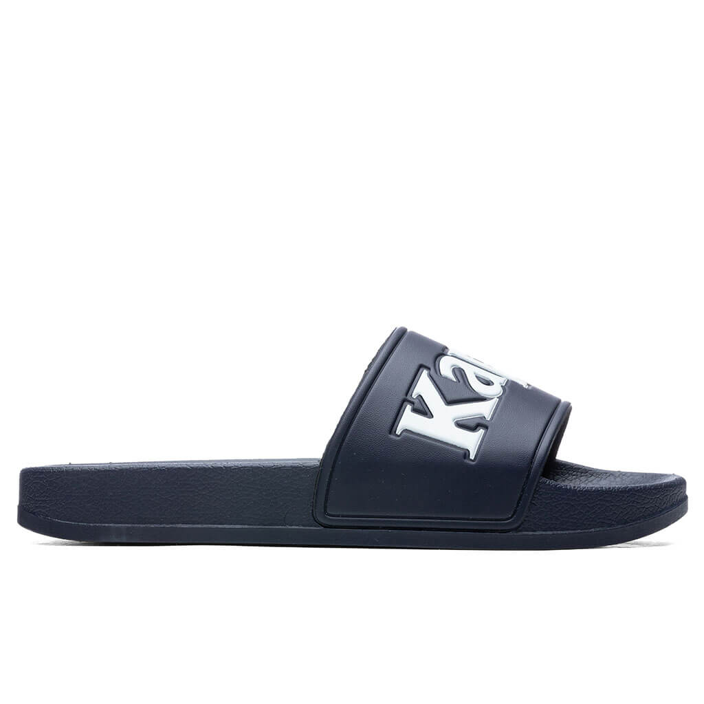 Kappa 222 Banda Adam 9 Slides - Marine Blue/White