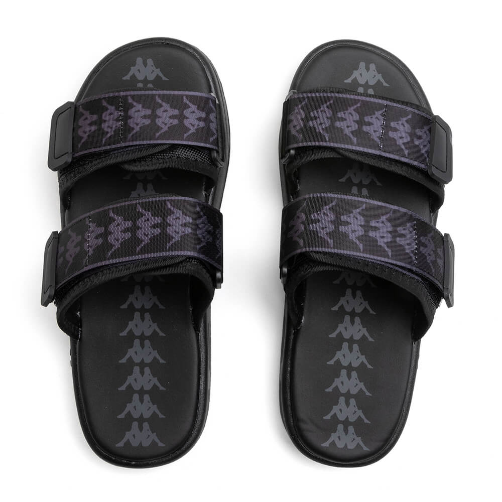 Kappa 222 Banda Aster 1 Sandals - Black/Dark Grey
