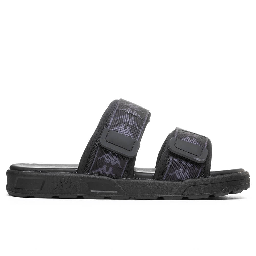 Kappa 222 Banda Aster 1 Sandals - Black/Dark Grey