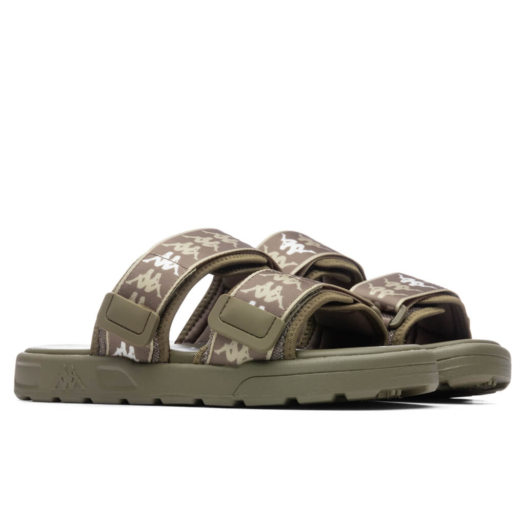Kappa 222 Banda Aster 1 Sandals - Green Olive/Green Sage