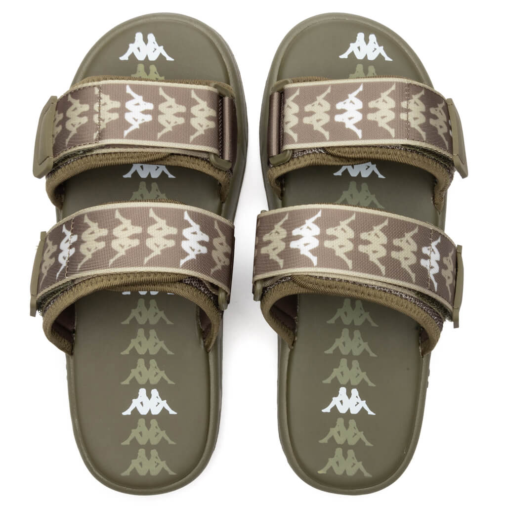 Kappa 222 Banda Aster 1 Sandals - Green Olive/Green Sage