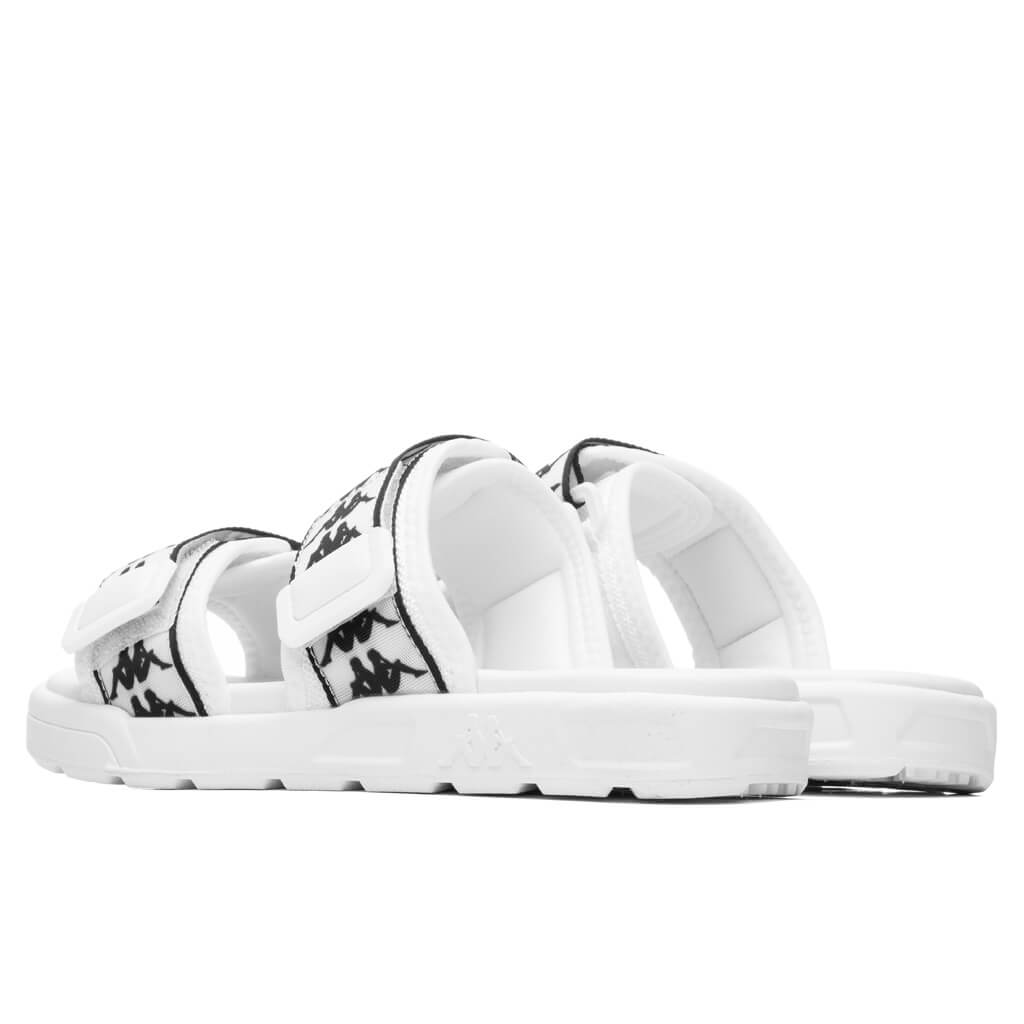 Kappa 222 Banda Aster 1 Sandals - White/Black