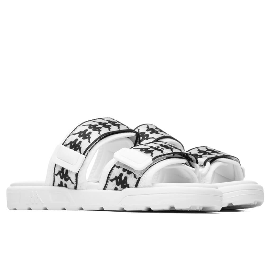 Kappa 222 Banda Aster 1 Sandals - White/Black