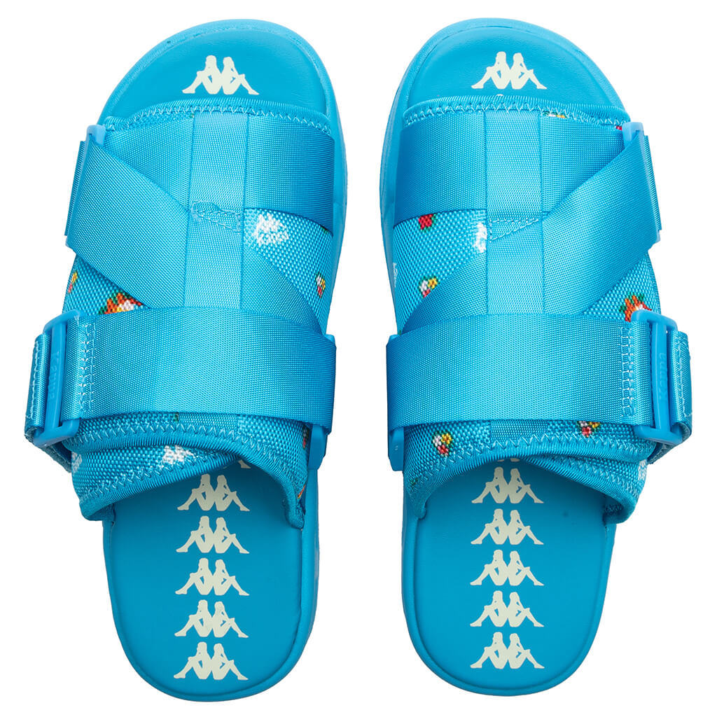 Kappa 222 Banda Degana Sandals - Blue Hawaiian/Off-White