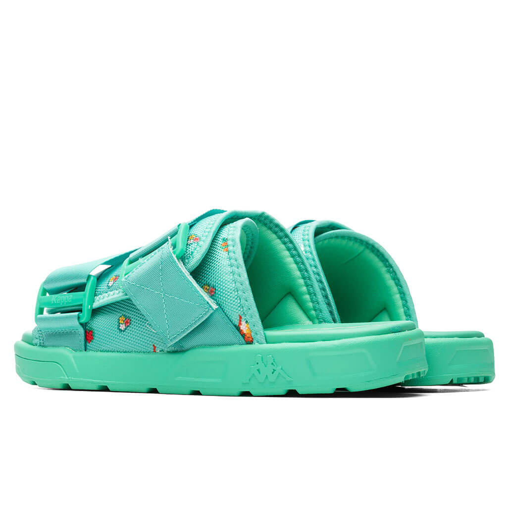 Kappa 222 Banda Degana Sandals - LT Green/Off-White