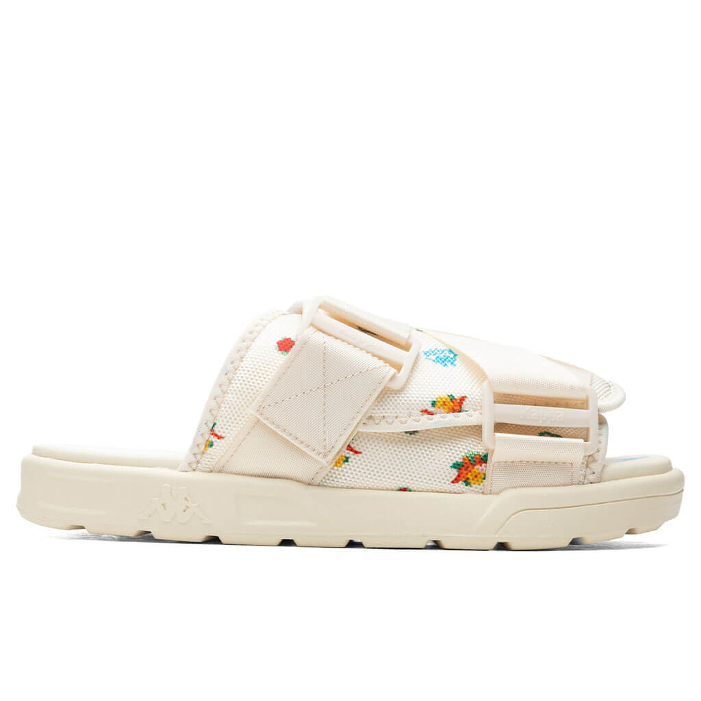 Kappa 222 Banda Degana Sandals - Off-White/Blue Hawaiian