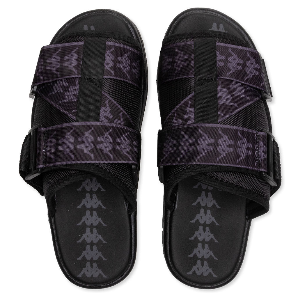 Kappa 222 Banda Mitel 1 Sandals - Black/Grey DK