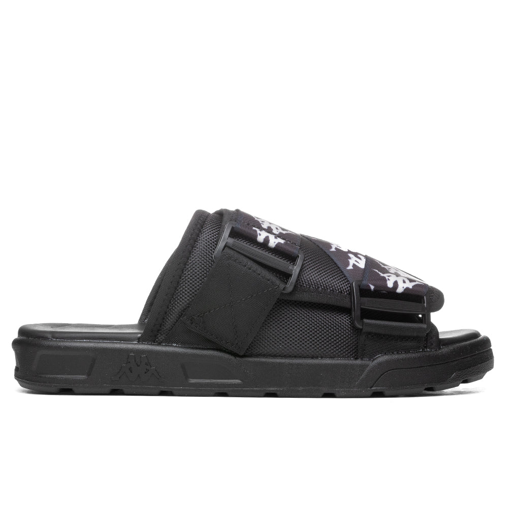 Kappa 222 Banda Mitel 1 Sandals - Black/White