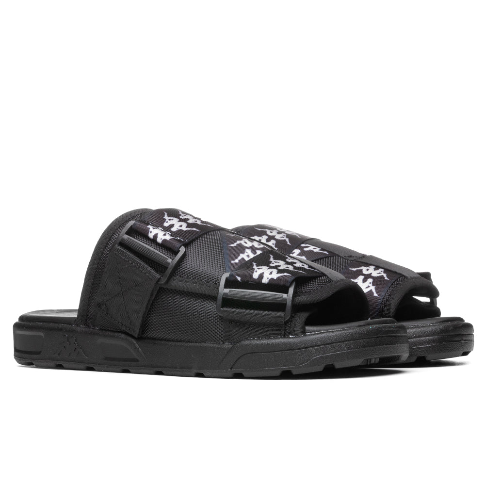 Kappa 222 Banda Mitel 1 Sandals - Black/White