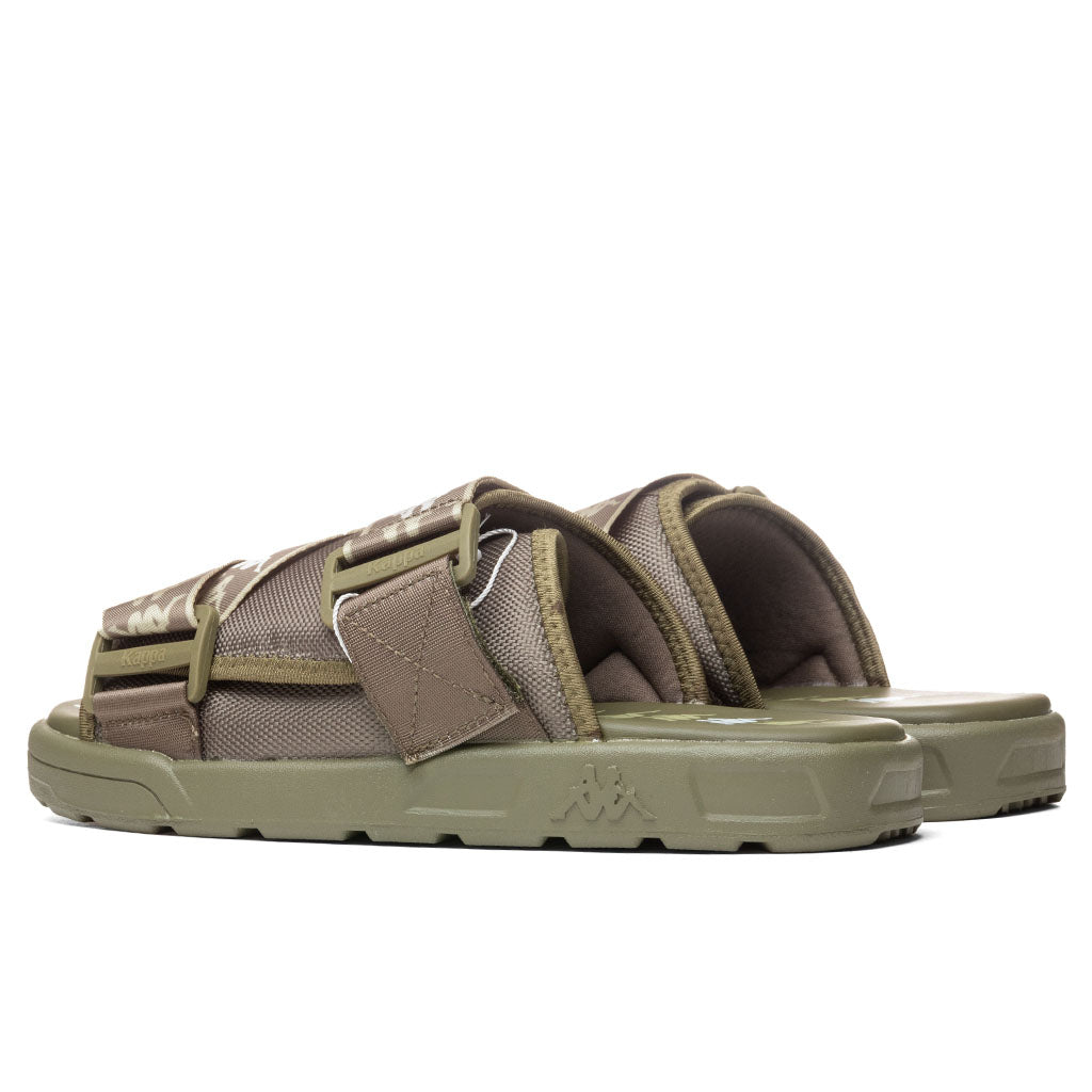 Kappa 222 Banda Mitel 1 Sandals - Green Olive/Green Sage