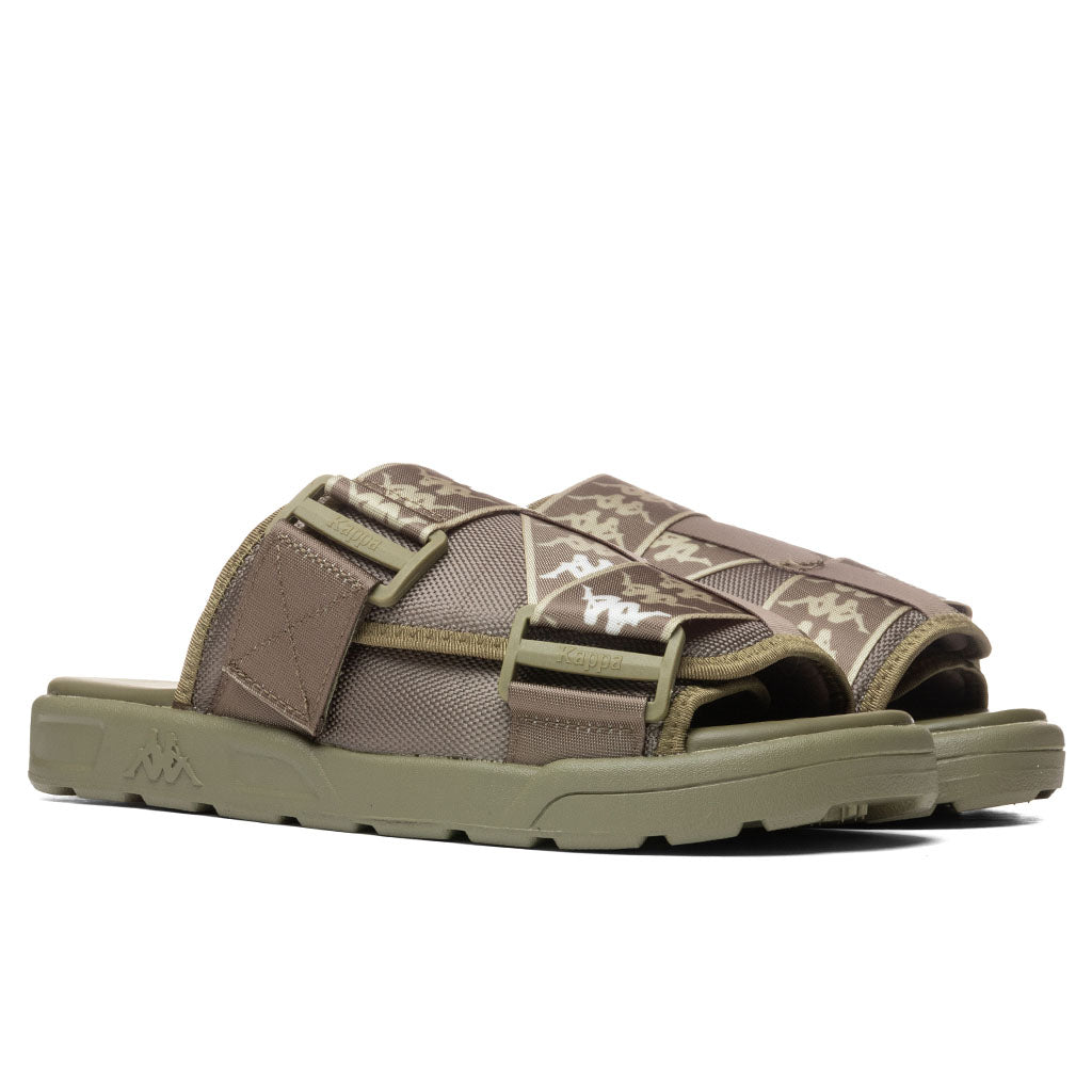 Kappa 222 Banda Mitel 1 Sandals - Green Olive/Green Sage