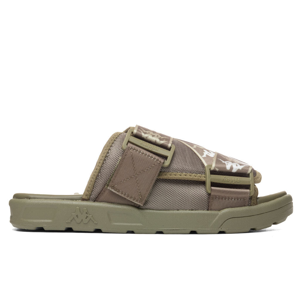 Kappa 222 Banda Mitel 1 Sandals - Green Olive/Green Sage