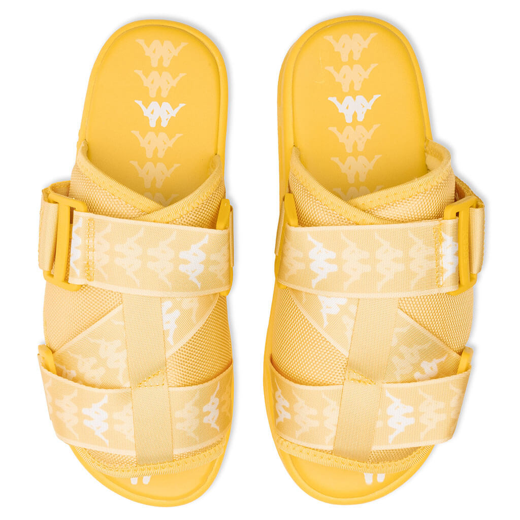 Kappa 222 Banda Mitel 1 Sandals - Yellow/White