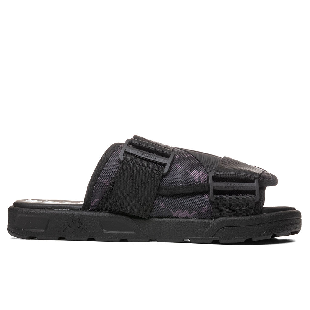 Kappa 222 Banda Mitel 4 Sandals - Black/White