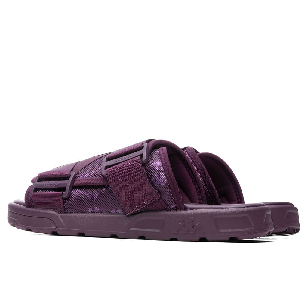 Kappa 222 Banda Mitel 4 Sandals - DK Violet/White