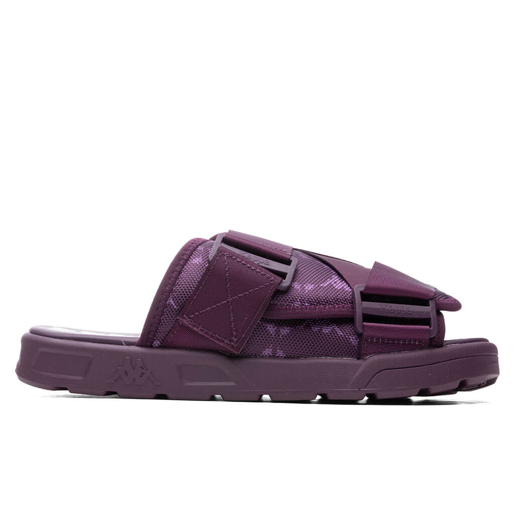Kappa 222 Banda Mitel 4 Sandals - DK Violet/White
